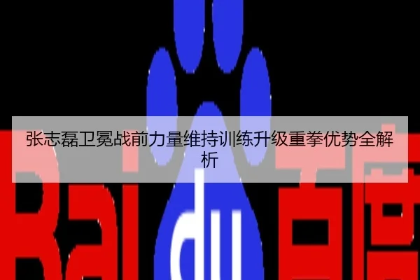 张志磊卫冕战前力量维持训练升级重拳优势全解析
